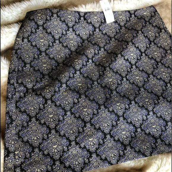 ANOTHER EXCLUSIVE LOFT/ANN TAYLOR Sz14 PRINT SKIRT - Picture 1 of 16